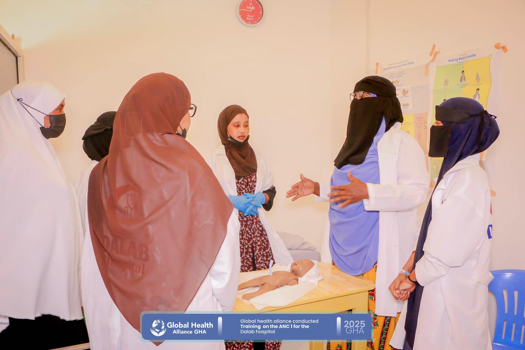Helping Babies Breathe (HBB) Training at Dalab Hospital