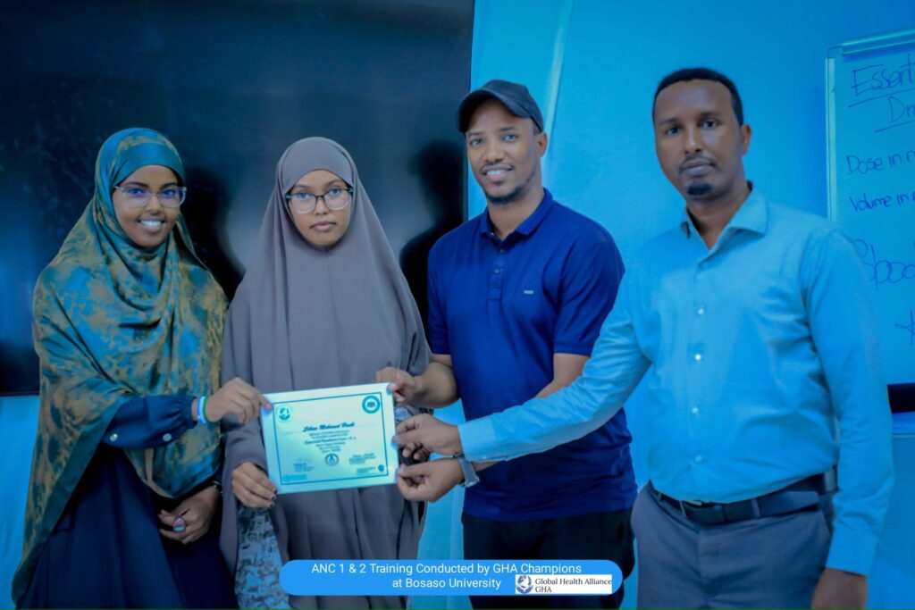 ENC 1&2 Training Conducted by GHA Champions at Bosaso University