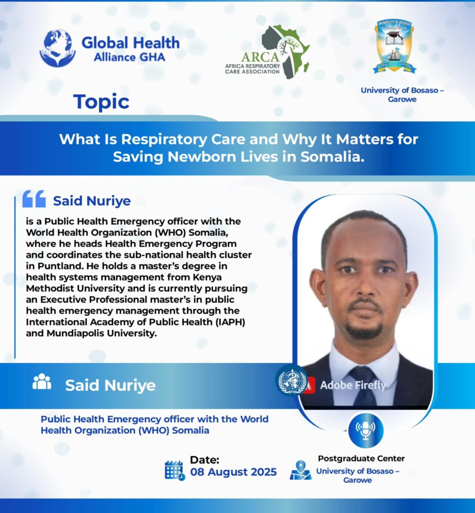 What Is Respiratory Care and Why It Matters for Saving Newborn Lives in Somalia?