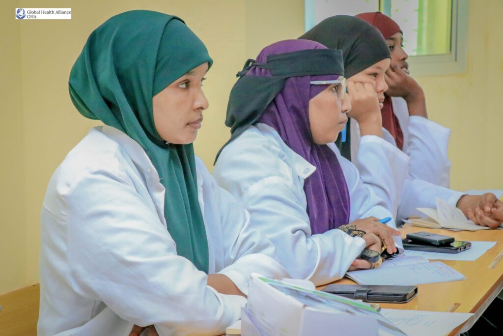 Essential Newborn Care Training, led by Global Health Alliance Champions Dr. Muna Abdirizak, Dr. Fatima Qasim, and Dr. Habiba Shiekh