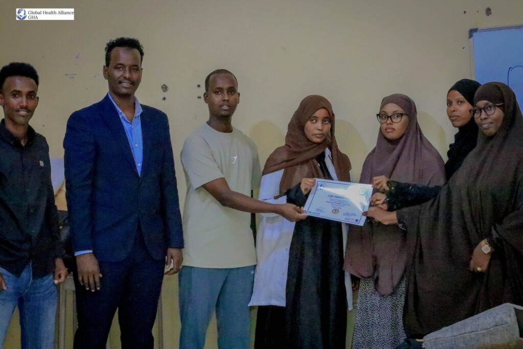 Essential Newborn Care Training, led by Global Health Alliance Champions Dr. Muna Abdirizak, Dr. Fatima Qasim, and Dr. Habiba Shiekh